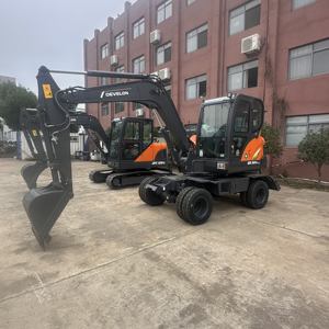 Excavatrice sur pneus d'occasion DOOSAN DX60 MINI Excavatrice - Product Image 6