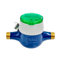 Compteurs d'eau volumétriques à piston en laiton DN15, débitmètre R400, anti-corrosion, haute précision, installation horizontale, débitmètre IP68