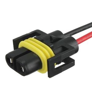 New H8 H11 Nữ <span class=keywords><strong>Adapter</strong></span> Dây Nịt Dây Điện Ổ Cắm Xe Tự Động Dây Nối Cáp Cắm Cho HID LED Đèn Pha Sương Mù Ánh Sáng đèn Bóng Đèn - Product Image 3
