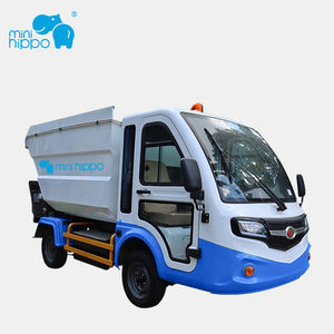 รถบรรทุกขยะไฟฟ้าแบบเทข้าง รุ่น Mini Hippo TRS3840-1 สำหรับงานหนัก อุปกรณ์สำหรับงานสุขาภิบาลในเขตเทศบาล - Product Image 3