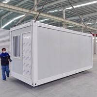 Maison préfabriquée en acier de 20, 30 et 40 pieds, hébergement de camping, maison conteneur, abri d'urgence polyvalent