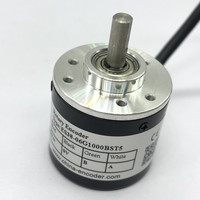 Encodeur incrémental rotatif CALT ES38-06G1000BST5 1000ppr, arbre de 6 mm, IP54, sortie de tension analogique, phase B, pour machines d'ingénierie