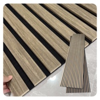 Panneau mural en bois lamellé MDF acoustique et sonore pour appartement moderne FEYT
