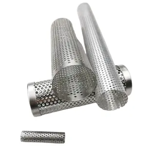 Stainless steel perforated cylinder/perforated metal mesh tube pipe tube
