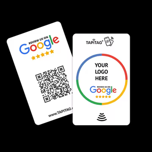 Carte de visite et cadeau en PVC programmable RFID NFC 13.56MHz pour l'usine de médias sociaux examinée - Product Image 4