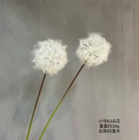 Pissenlit artificiel géant blanc réaliste pour décoration florale de salle de mariage et de rentrée scolaire