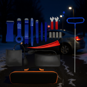 Juego de Herramientas Manuales para el Hogar de 22 Piezas, Herramientas de Emergencia de Largo Alcance de 67 Pulgadas, Modelo de Plástico Azul D0100HP0YEG - Product Image 2