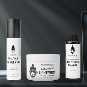 ชุดจัดแต่งทรงผมสุดหรู BEAUTRUE ยอดขายดี ประกอบด้วย แป้งเพิ่มวอลลุ่ม โพเมด โคลน น้ำสเปรย์เกลือทะเล สำหรับจัดแ<span class=keywords><strong>ต</strong></span>่งทรงผม เพิ่มวอลลุ่ม และเพิ่มเท็กซ์เจอร์ - Product Image 2