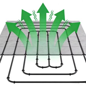 Paneles de Aislamiento Térmico XPS/EPS para Calefacción por Suelo <span class=keywords><strong>Radiante</strong></span> Hidrónico de 1000 kPa y 35 mm de Espesor, para Instalación en Seco - Product Image 2