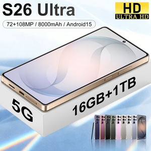 Smartphone S26 Ultra 5G 16GB+1TB Deca Core Sbloccato Spagnolo Android 15 Dual SIM Riconoscimento Facciale Fotocamera HD Beauty <span class=keywords><strong>7</strong></span>.3" OLED - Product Image 5