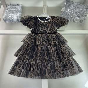 Nuevo Conjunto de Vestido y Falda de Gasa con Estampado de Dibujos Animados de Lujo para Niñas, Estilo Casual con Cuello Redondo - Product Image 6