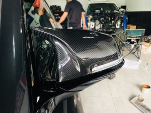 100% Trocken-Carbon-Spiegelabdeckungen im M-Stil für BMW 3er 4er F20 F22 F23 F30 F32 F33 F36 F87 M2 X1 ab 2013 Seiten Spiegel Abdeckungen - Product Image 6