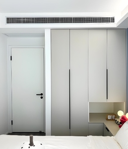 Moderno estilo italiano de madera maciza dormitorio armario ligero de lujo muebles de <span class=keywords><strong>almacenamiento</strong></span> para el hogar Hotel Villa - Product Image 2