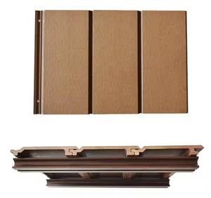 Revêtement mural extérieur en WPC classique à rainures, panneau mural extérieur - Product Image 2