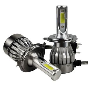 Bombillas LED para Faros Delanteros de Automóvil C6 sin Ventilador, Alta Potencia 72W, H13 H11 9005 HB3 H7 C6 H4, Bombillas LED sin Ventilador para Automóvil - Product Image 6
