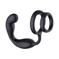 Vibrateur triple puissant 3-en-1, jouets sexuels électriques pour couples, comprend un stimulateur clitoridien et un anneau pénien portable pour hommes