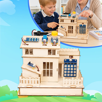 Kit de démarrage Zetok Smart Home en bois pour l'éducation STEM, 16 leçons d'électronique DIY avec programmation IDE pour les 8 ans et plus