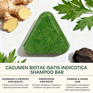 Ventes chaudes 100g Savon capillaire naturel biologique Cacumen Biotae Isatis Indicotica <span class=keywords><strong>Shampoing</strong></span> <span class=keywords><strong>solide</strong></span> - Product Image 3