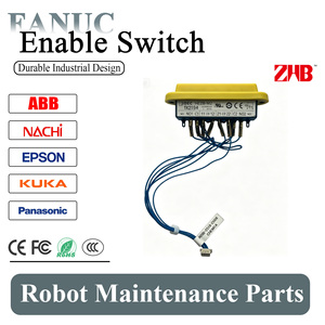 Interruttore di Attivazione Sicurezza FANUC con Tre Livelli di Impostazione A05B-2518-D008 / D009 Utilizzato in Combinazione con il Quadro di Controllo R-30iB - Product Image 1