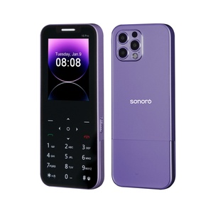 Téléphones portables débloqués à bas prix pour seniors et enfants, vente directe usine, téléphone portable à fonctions basiques avec écran 2,4 pouces et quatre cartes SIM - Product Image 4