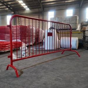 Barrière de clôture de contrôle des foules pour piétons de route de circulation temporaire enduite de poudre de haute qualité pour la construction - Product Image 2