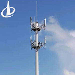 Antenne de communication autoportante 3G 4G, treillis de poteaux, tour en acier télécom 10-50m, tour de communication pour la communication sans fil 5G - Product Image 1