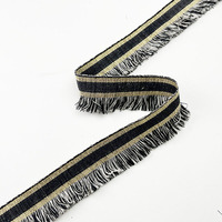 Bordure décorative coréenne style petite brise parfumée, à franges unilatérales et pompons, 100% Polyester, pour textiles de maison, tapis, drapeaux et rideaux