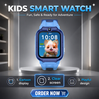 Wonlex CT28 4G Kinder GPS Smartwatch mit SIM-Karte SOS-Anruf Schulmodus Wasserdichte Smartwatch für Jungen und Mädchen