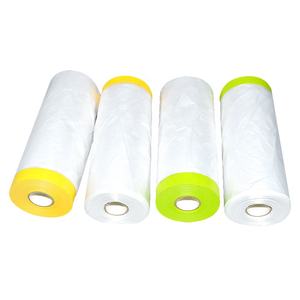 <span class=keywords><strong>Film</strong></span> de masquage pré-collé 110cm X 33m rouleau de peinture en plastique pour masque à main - Product Image 3