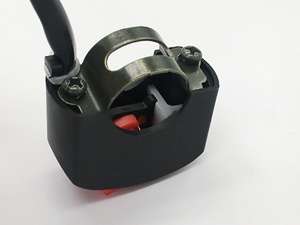 Accessoires pour motos, interrupteur pour moto/vélo électrique, interrupteur de phare à 3 fils, interrupteur d'urgence, interrupteur de phare stroboscopique - Product Image 2