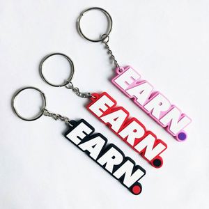 <b>Custom</b> Soft Plastic Pvc Key Holder Personalized logo 2d 3d Shaped Pvc <b>Keychains</b> - Product Image 1