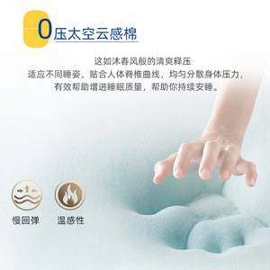 Colchón de Látex Antiácaros con Muelles Independientes y Fibra de Coco para Hotel, Ecológico, para Uso en Dormitorio - Product Image 2
