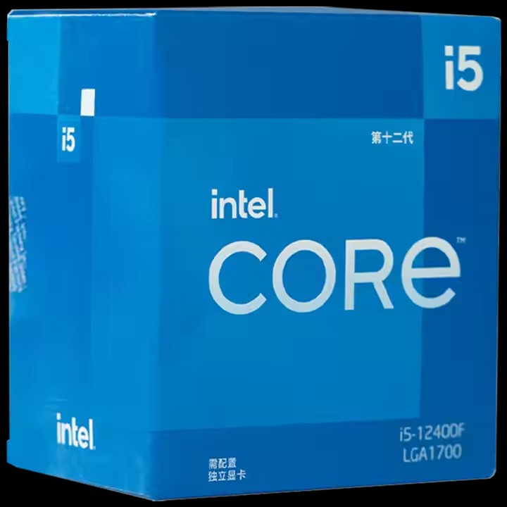 CPU CORE i5-12400F(BOX) Used Intel Core i5 12400F Six-Core CPU for Desktop Applications