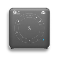 Projecteur de poche DLP Mini P11 Android 9.0 avec WiFi 2.4/5G, processeur Quad Core, 2 Go de RAM, 16 Go de ROM, 200 lumens LED, compatible 4K, 3D, batterie intégrée