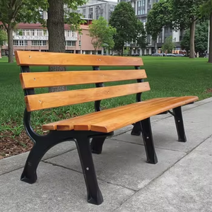 Parc blanc longue <span class=keywords><strong>banquette</strong></span> extérieure longue en <span class=keywords><strong>bois</strong></span> massif jardin en béton parc blanc repos long banc chaise banc chaise de parc en <span class=keywords><strong>bois</strong></span> - Product Image 6