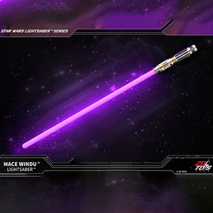 ZD Toys Star Wars Sabre laser Mace <span class=keywords><strong>Windu</strong></span> avec effets lumineux et sonores, modèle de collection, accessoire de cosplay, cadeau pour garçons - Product Image 6