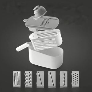 Multifunctional Manual 10-Piece Stainless Steel Kitchen Tools <b>Container</b> Fruits Vegetables <b>Potatoes</b> Hand Protection Shredding - Product Image 2
