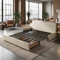 Ultimatives Komfort-Erlebnis Wohnzimmer Modulares Büro-Schlafsofa Günstiges Schlafsofa Klappbares Nordisches Schlafsofa
