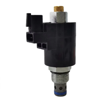 Vanne à cartouche hydraulique à soufflet 2W2P normalement ouverte, actionnée par solénoïde, faible fuite, pour usage industriel, modèle Source Factory ISV10-23