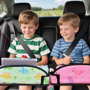 Muestra Gratuita, Bandeja de Actividades para Asiento de Coche BSCI, Bandeja de Viaje para Niños, Bandeja para Asiento de Coche para Niños Pequeños, Negra - Product Image 6