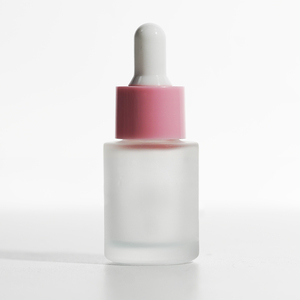 Botella de pipeta cuentagotas de vidrio rosa de forma plana para el cuidado de la piel de aceite esencial personalizado <span class=keywords><strong>fabuloso</strong></span> de 10ml 15ml 30ml para embalaje cosmético - Product Image 3