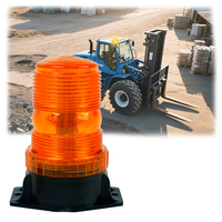 Feux de signalisation d'urgence LED 12V IP65 étanches 15W pour voitures, camions, chariots élévateurs, tracteurs, certifiés CE ROHS, neufs