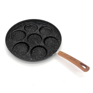Hot Sale 7-Hole Non Stick Frying <b>Pan</b> Omelette Egg Pancake Steak Frying <b>Pan</b> for Home Kitchen Breakfast Cooking - Product Image 4