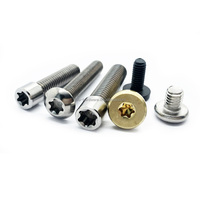 Vis auto-scellantes à joint torique étanche à l'eau à tête Torx cylindrique noire
