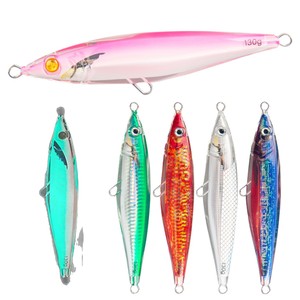เหยื่อตกปลา Exybozh Jigging Lure ขนาด 14.7 ซม. น้ำหนัก 80 กรัม 130 กรัม แบบจม สำหรับตกปลาทะเล ปลาทูน่า - Product Image 5