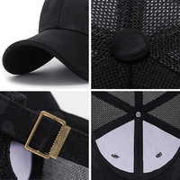 Casquettes de baseball 2026 pour hommes et femmes – Casquette de baseball personnalisée 6 panneaux en Oxford Dot Dobby de haute qualité avec logo