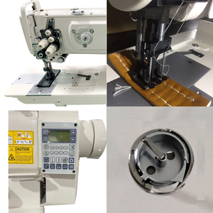 Machine à coudre le cuir à bras long, 1 aiguille, entraînement direct, avec pied entraîneur - Product Image 4