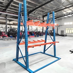 A <strong>Style</strong> Cantilever Racking System <strong>Industrial</strong> Steel Arm <strong>Shelving</strong> for Warehouse Long Material Storage - Product Image 3