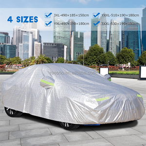 Funda Protectora para Auto Impermeable Personalizada con Logotipo OEM, Venta al por Mayor de Fábrica, Funda Plegable para Carrocería de Auto, Ajuste Universal para Todos los Modelos de Auto - Product Image 1