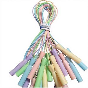 <span class=keywords><strong>Corde</strong></span> à <span class=keywords><strong>sauter</strong></span> pour enfants, idéale pour l'entraînement aux examens d'entrée au collège et pour les élèves du primaire, couleur macaron - Product Image 1